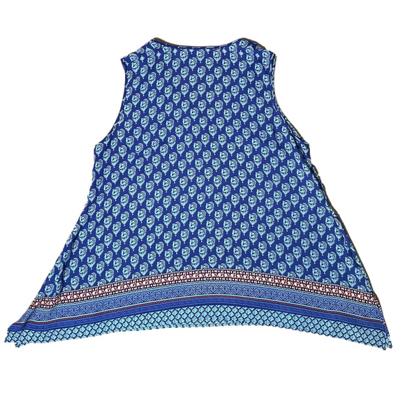 Rose + Olive Sleeveless top SIZE 2X - Picture 3 of 5